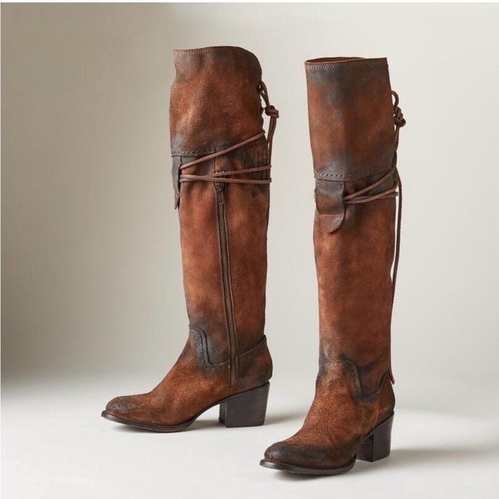 Freebird Blain Tall Knee Boots Brown Size 7